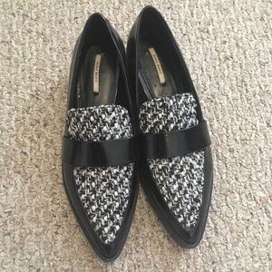 ZARA Combined Pointed Shoes US 8
